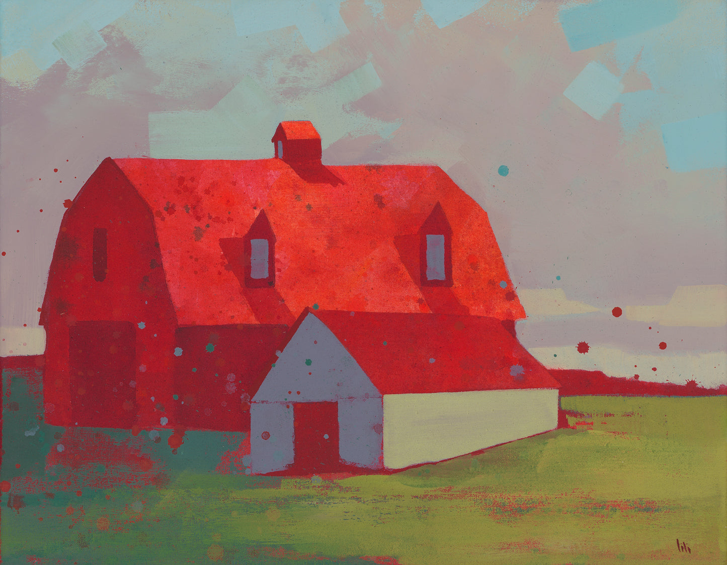 Red Prairie Country Barn